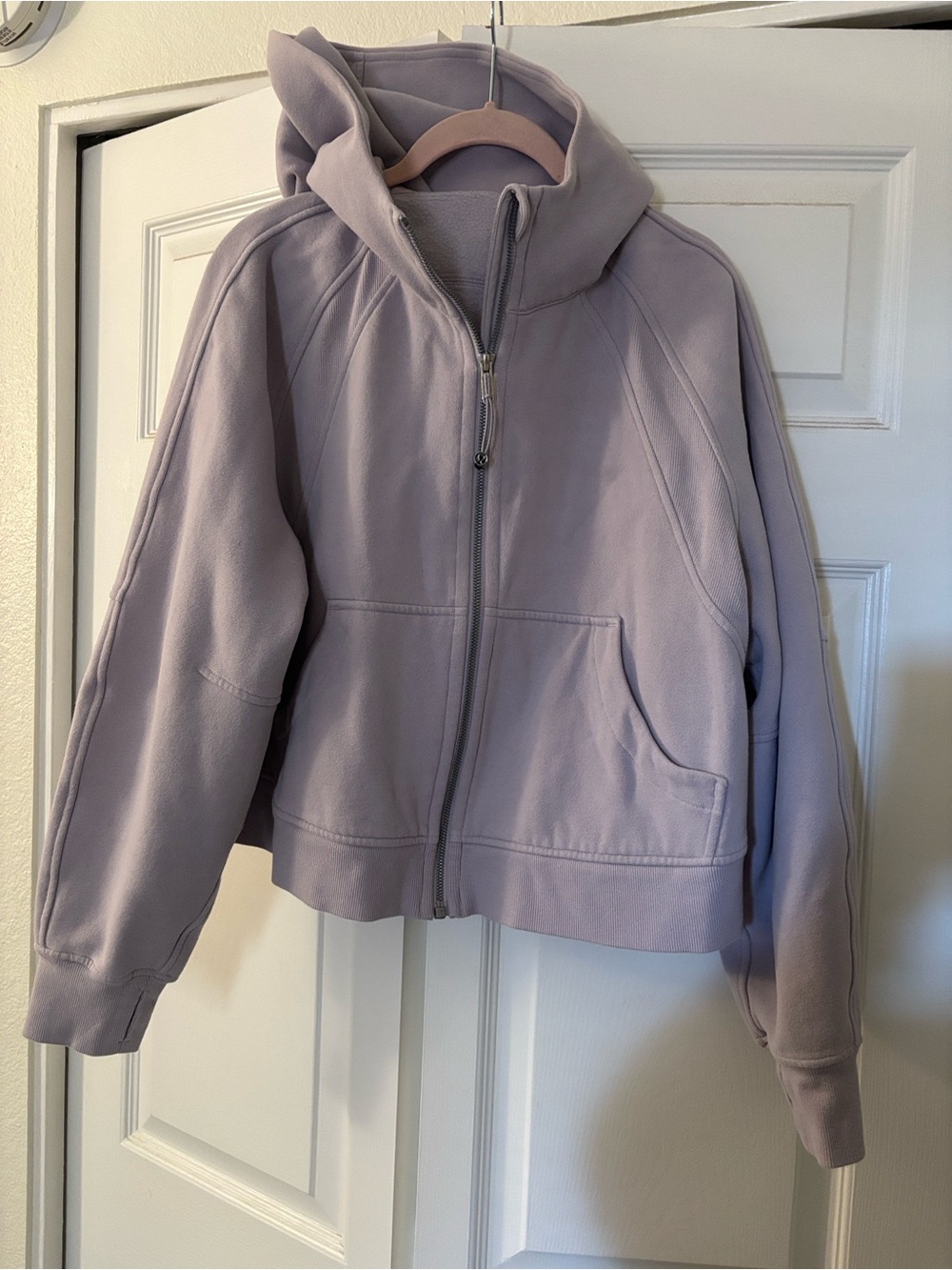 lavender Lululemon Scuba Oversized Full-Zip Hoodie - Picture 4 of 5